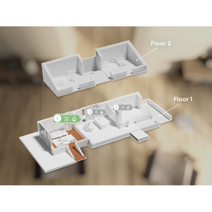 Create maps of multiple floors and save straight to the app