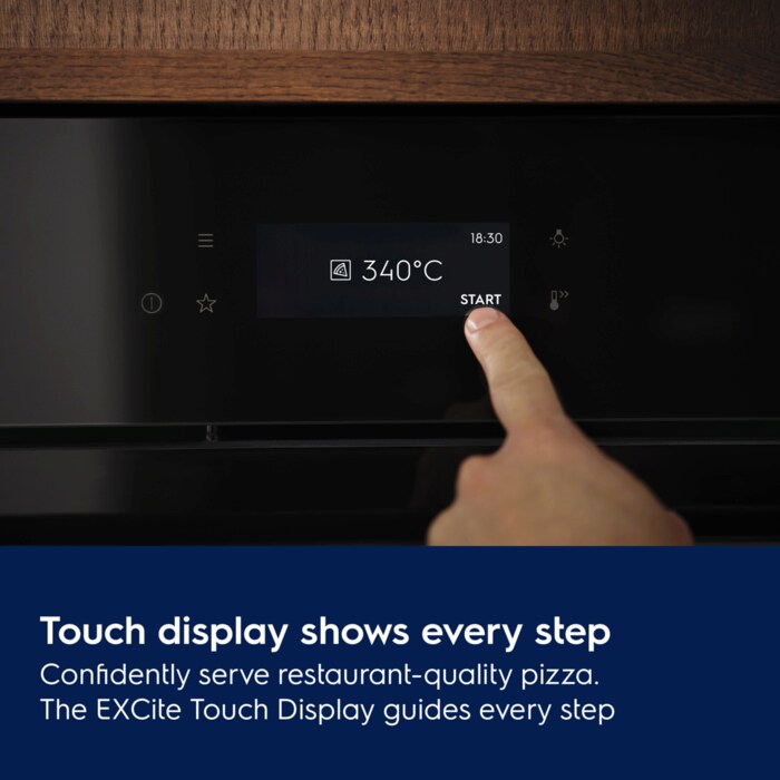 Electrolux Pizza Expert ER oven oven display 340 degrees