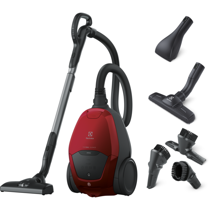 Electrolux Pure D8 fshesë me korrent me enë pluhuri me një çantë Red
