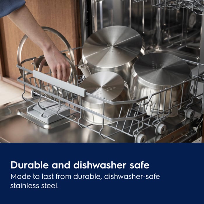 Durable and dishwasher safe. Made to last from durable, PFAS-free and dishwasher-safe stainless steel
