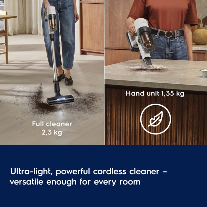 Ultra-light, powerful cordless cleaner – versatile enough for every room 