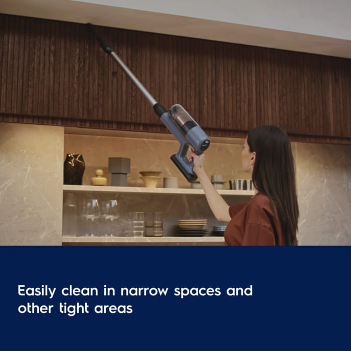 Easily clean in narrow spaces and other tight areas