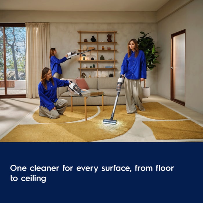 One cleaner for every surface, from floor to ceiling