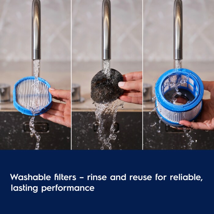 Washable filters – rinse and reuse for reliable, lasting performance