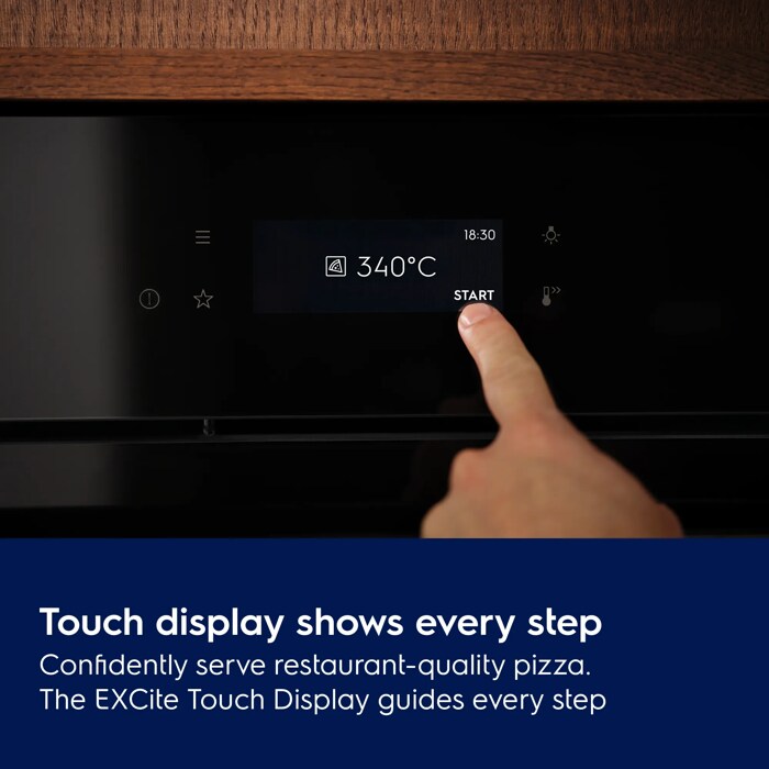 Electrolux Pizza Expert ER oven oven display 340 degrees