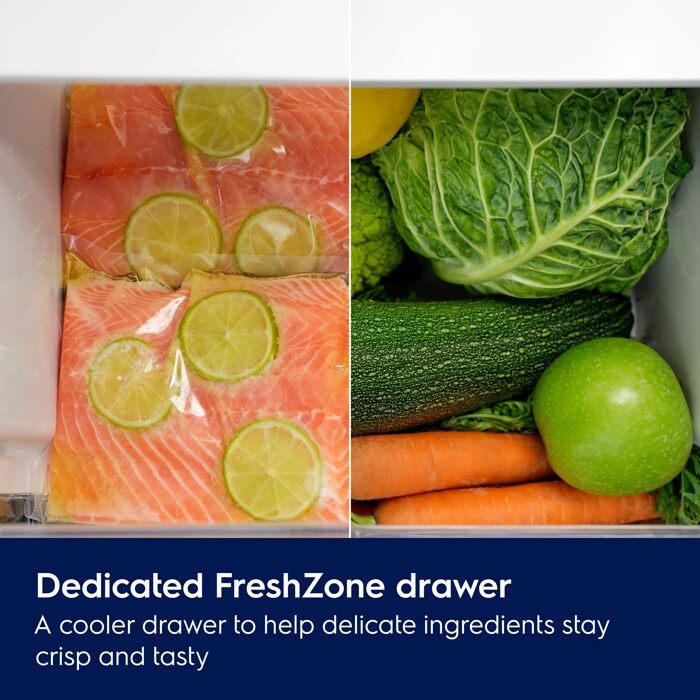 A cooler drawer to help delicate ingredients stay crisp and tasty