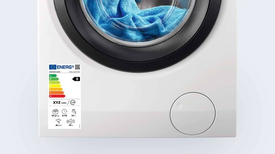 Washing Machine with New Energy Label 