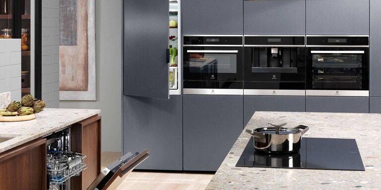 Kitchen with appliances