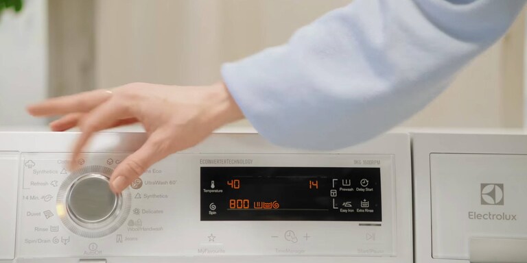 Programi me temperaturë të ulët në një lavatriçe Electrolux