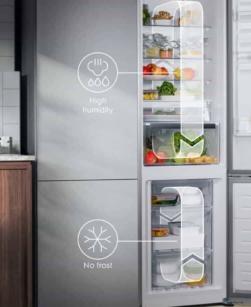 Fridge freezer with TwinTech® 