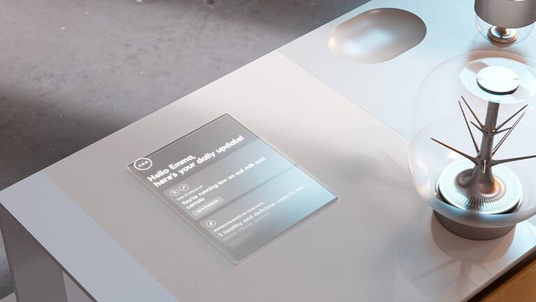 Digital update on table