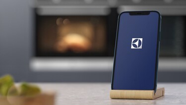 My Electrolux Kitchen app on phone
